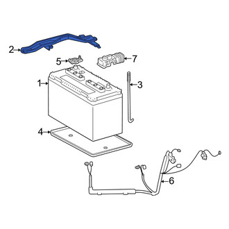 Toyota OE - Battery Hold Down