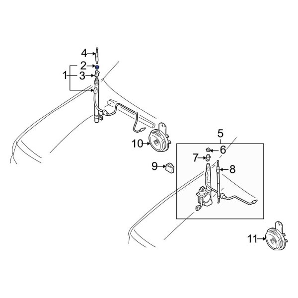 Radio Antenna Base Nut