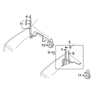 Toyota OE - Radio Antenna Base Nut