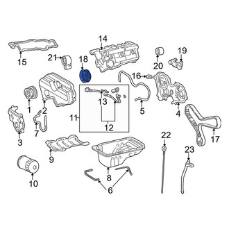 Toyota OE - Engine Timing Belt Tensioner Pulley