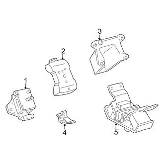 Toyota OE - Engine & Transmission Mounting (3.4L)