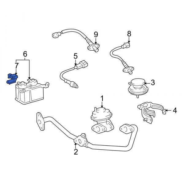 Exhaust Gas Recirculation (EGR) Vacuum Delay Valve