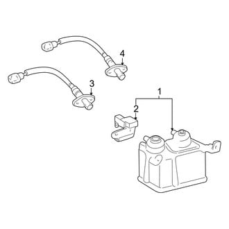 Toyota OE - Emission System - Emission Components (3.4L)