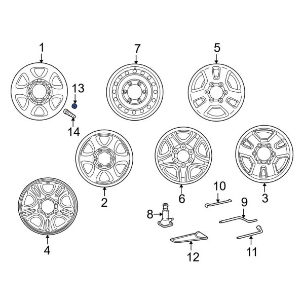 Wheel Lug Nut