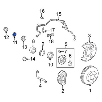 Toyota OE - Front CV Joint Nut