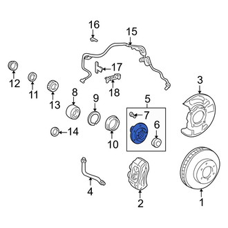 Toyota OE - Front Wheel Hub
