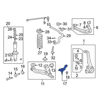Toyota OE - Front Left Lower Suspension Ball Joint
