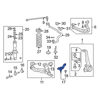Toyota OE - Front Right Lower Suspension Ball Joint