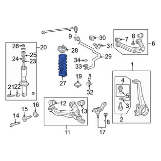 Toyota OE - Rear Coil Spring