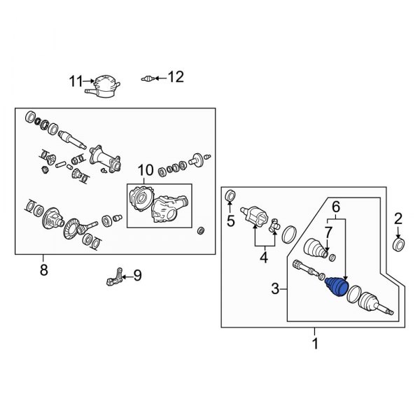 CV Joint Boot Kit