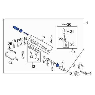 Toyota OE - Rack and Pinion Assembly