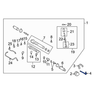 Toyota OE - Right Outer Steering Tie Rod End
