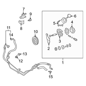 Toyota OE - Steering Gear & Linkage - Pump & Hoses