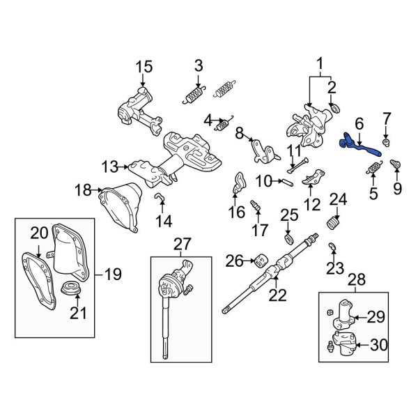 Steering Column Tilt Adjuster