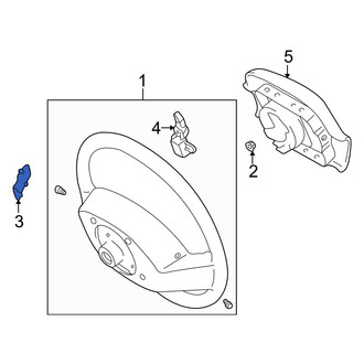 Toyota OE - Lower Steering Wheel Trim