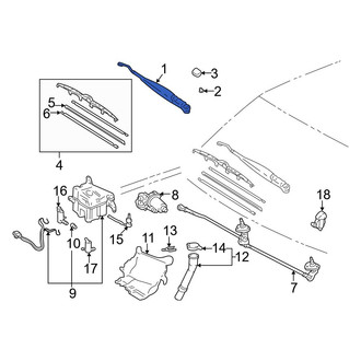 Toyota OE - Front Left Wiper Arm