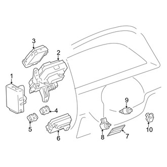 Toyota OE - Instrument Panel Components