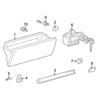 Toyota OE - Instrument Panel - Glove Box