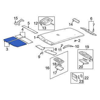 Toyota OE - Front Roof Insulator