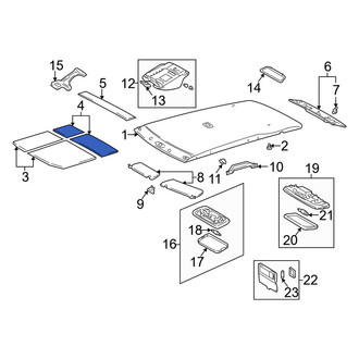 Toyota OE - Center Roof Insulator
