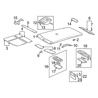 Toyota OE - Roof - Interior Trim (W/O Sunroof)