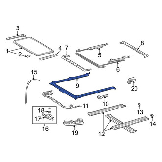 Toyota OE - Sunroof Frame