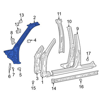 Toyota OE - Left Inner Body A-Pillar