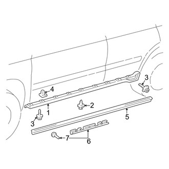 Toyota OE - Pillars, Rocker & Floor - Exterior Trim (Limited)