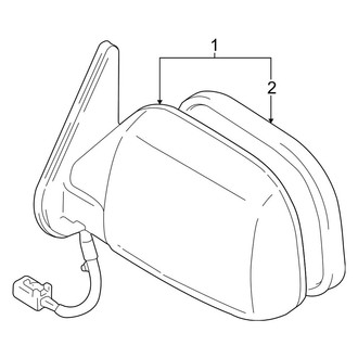 Toyota OE - Front Door - Outside Mirrors