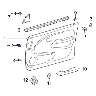 Toyota OE - Rear Tailgate Trim Cover Clip