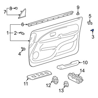 Toyota OE - Door Interior Trim Panel Cap