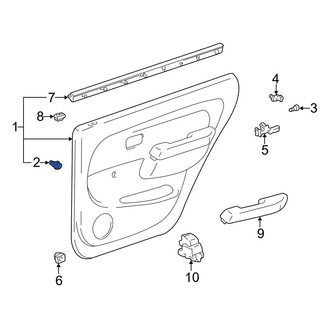 Toyota OE - Door Interior Trim Panel Cap