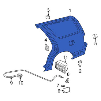 Toyota OE - Rear Left Quarter Panel