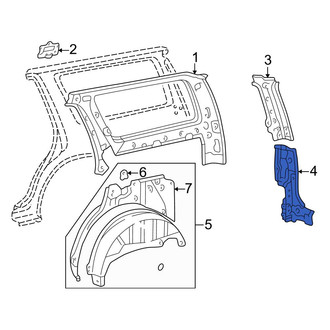 Toyota OE - Left Lower Body D-Pillar