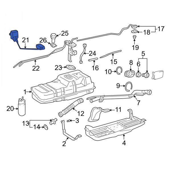 Fuel Sender and Hanger Assembly