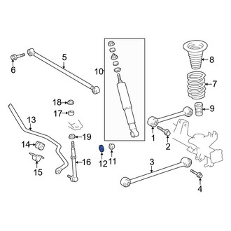 Toyota OE - Suspension Shock Absorber Mount Washer