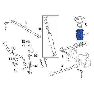 Toyota OE - Rear Coil Spring