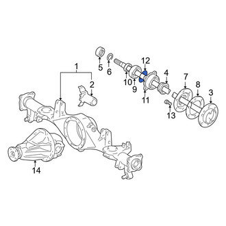 Toyota OE - Drive Axle Shaft Housing O-Ring