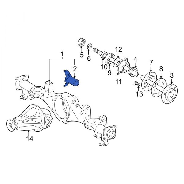 Differential Drive Pinion Oil Deflector