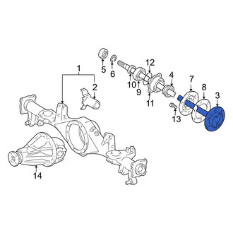 Toyota OE - Rear Drive Axle Shaft