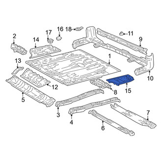 Toyota OE - Rear Left Floor Extension