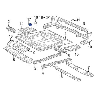 Toyota OE - Rear Trunk Floor Access Cover