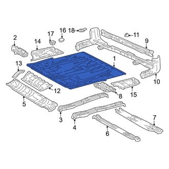 Toyota OE - Rear Floor Pan