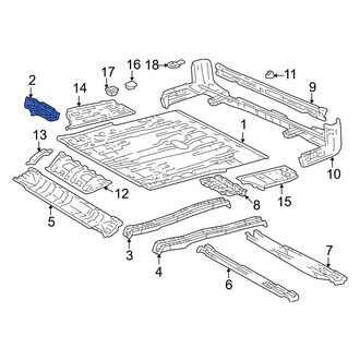 Toyota OE - Rear Floor Pan Reinforcement