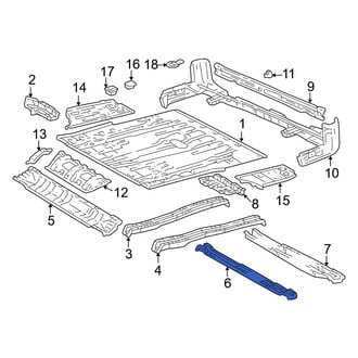 Toyota OE - Rear Floor Pan Crossmember