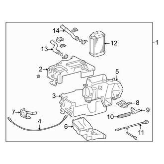 Toyota OE - Air Conditioner & Heater - Heater Components (Limited)