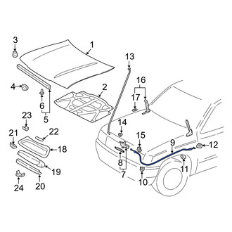 Toyota 4Runner Hood Release Cables & Handles — CARiD