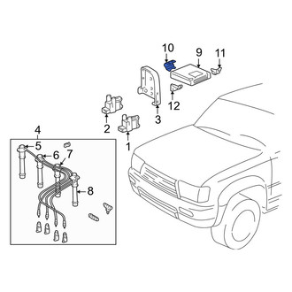 Toyota OE - Front Engine Control Module (ECM) Bracket