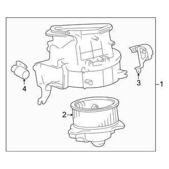 Toyota OE - Air Conditioner & Heater - Blower Motor & Fan (Limited)