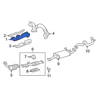 Toyota OE - Left Exhaust Manifold